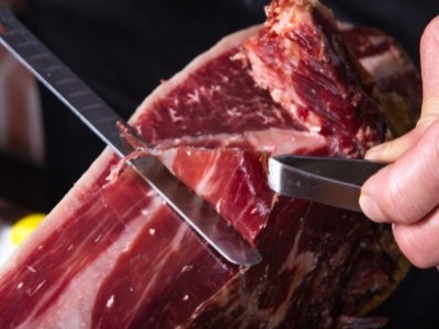 Puntos blancos en el Jamón Ibérico.