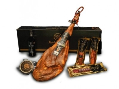 Como cortar un Jamón Ibérico DOP Los Pedroches