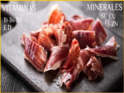 jamón Ibérico: Minerales y Vitaminas